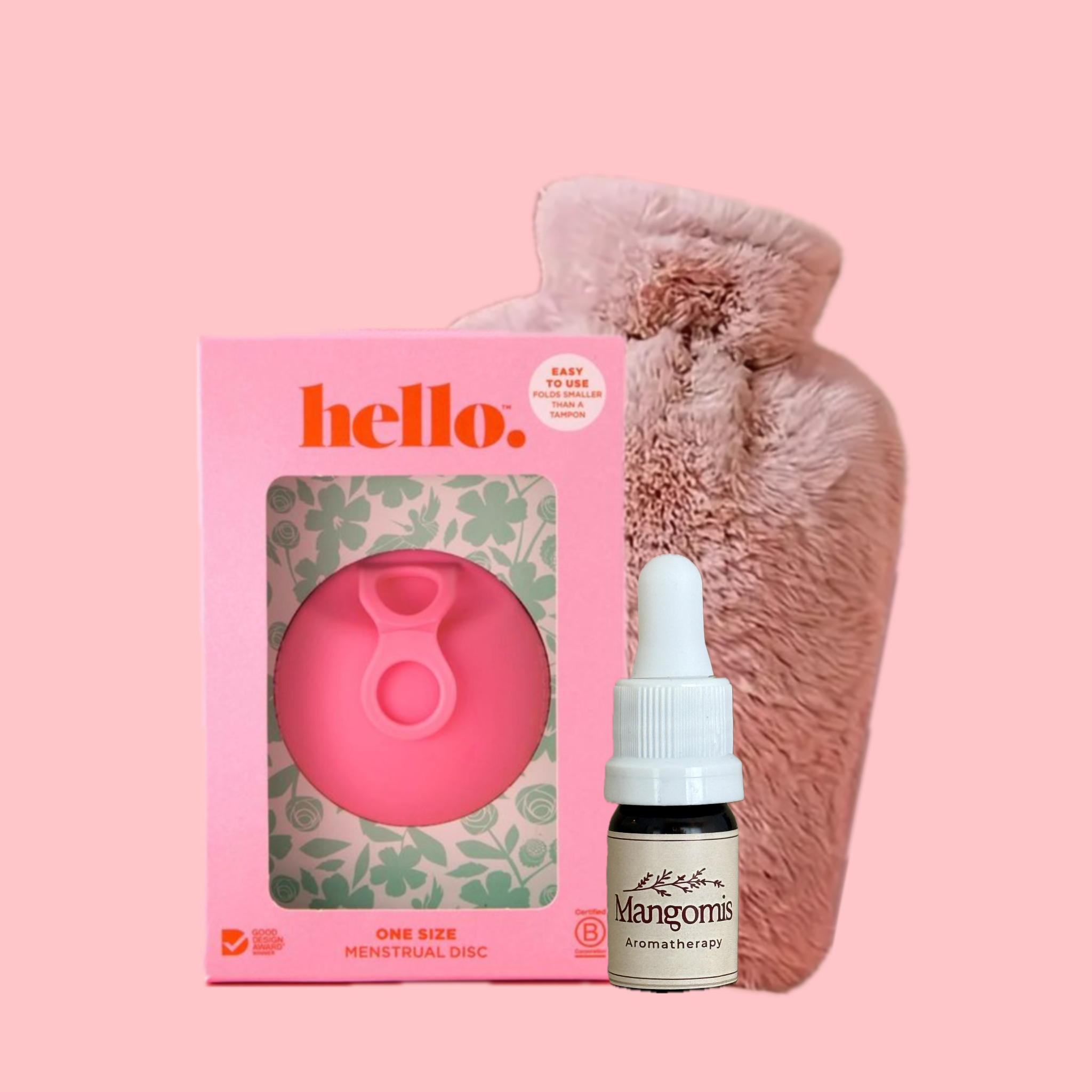 הלו דיסק וורוד לווסת, שמן וכרית חימום